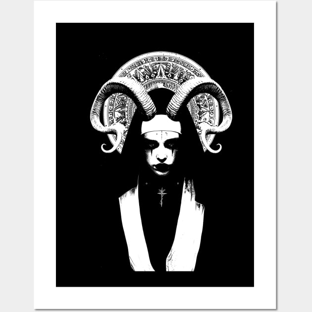 Oracle of Eternity: The Gnostic Priestess Wall Art by Esoteric Origins
